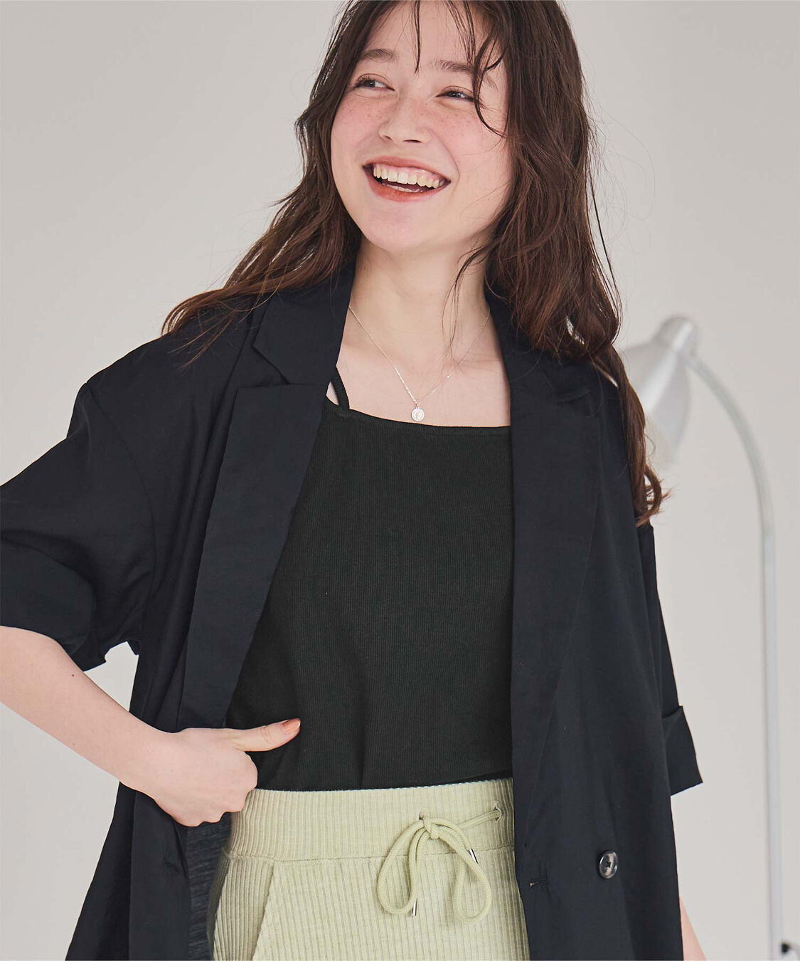 titivate「前後2wayデザインリブタンクトップ」|タンクトップ|