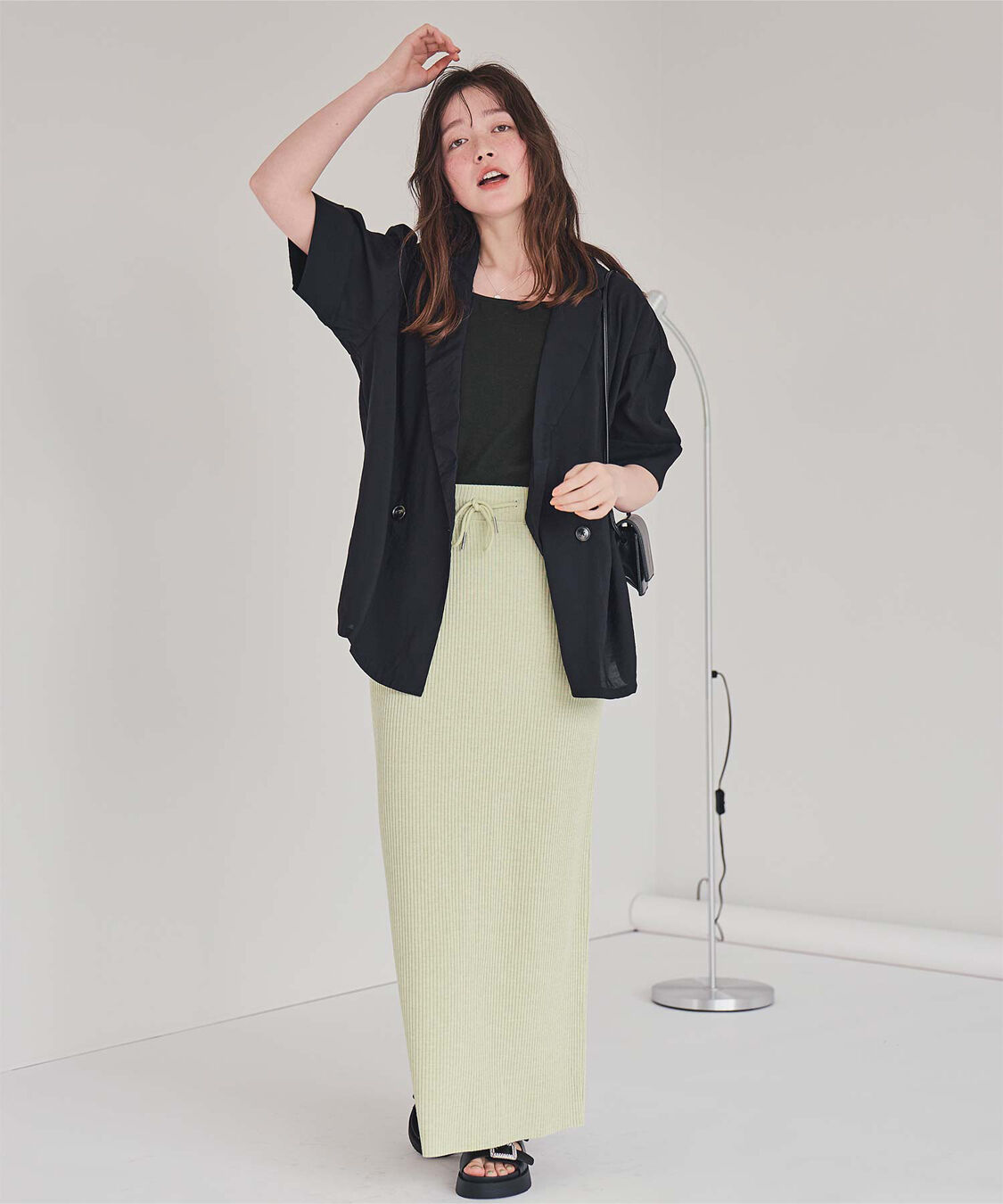 titivate「前後2wayデザインリブタンクトップ」|タンクトップ|