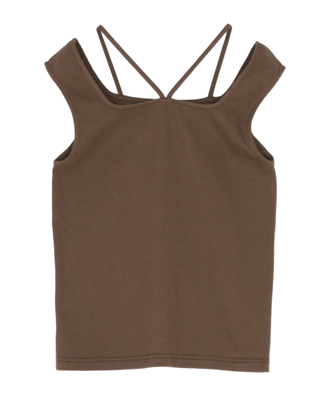 titivate「前後2wayデザインリブタンクトップ」|タンクトップ|