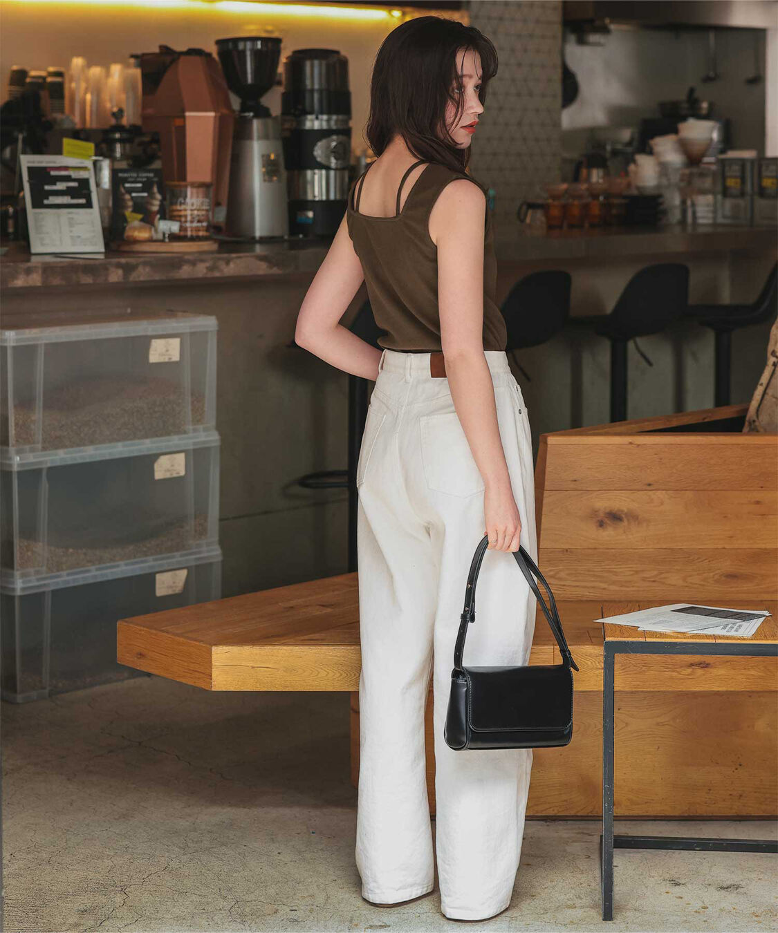 titivate「前後2wayデザインリブタンクトップ」|タンクトップ|