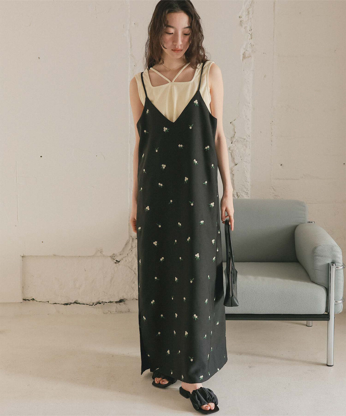 titivate「前後2wayデザインリブタンクトップ」|タンクトップ|