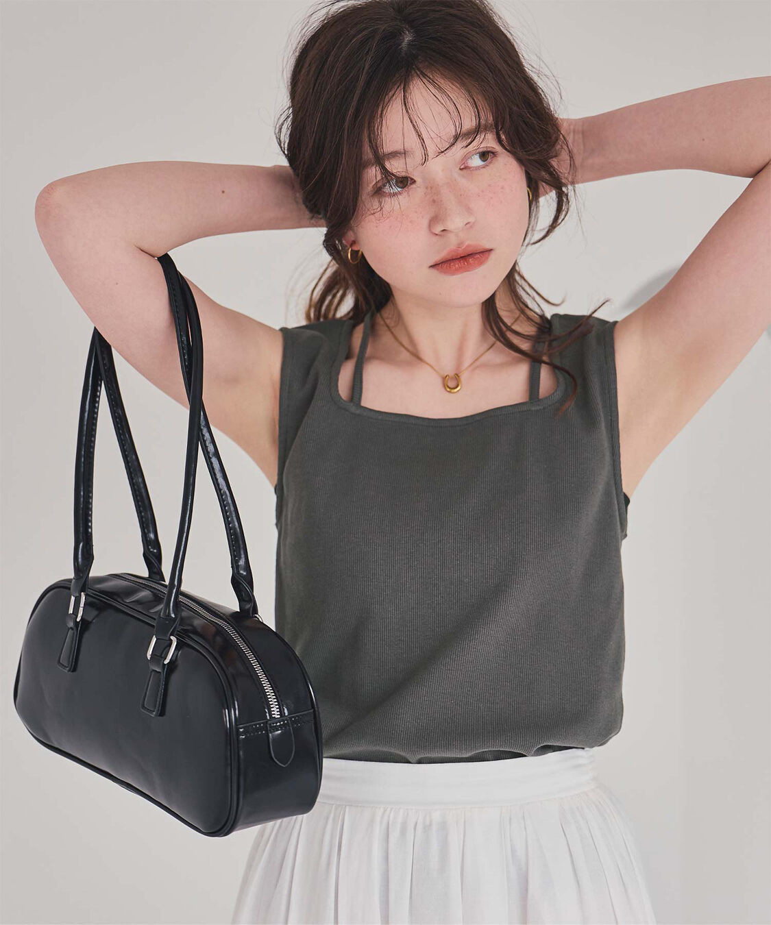 titivate「前後2wayデザインリブタンクトップ」|タンクトップ|