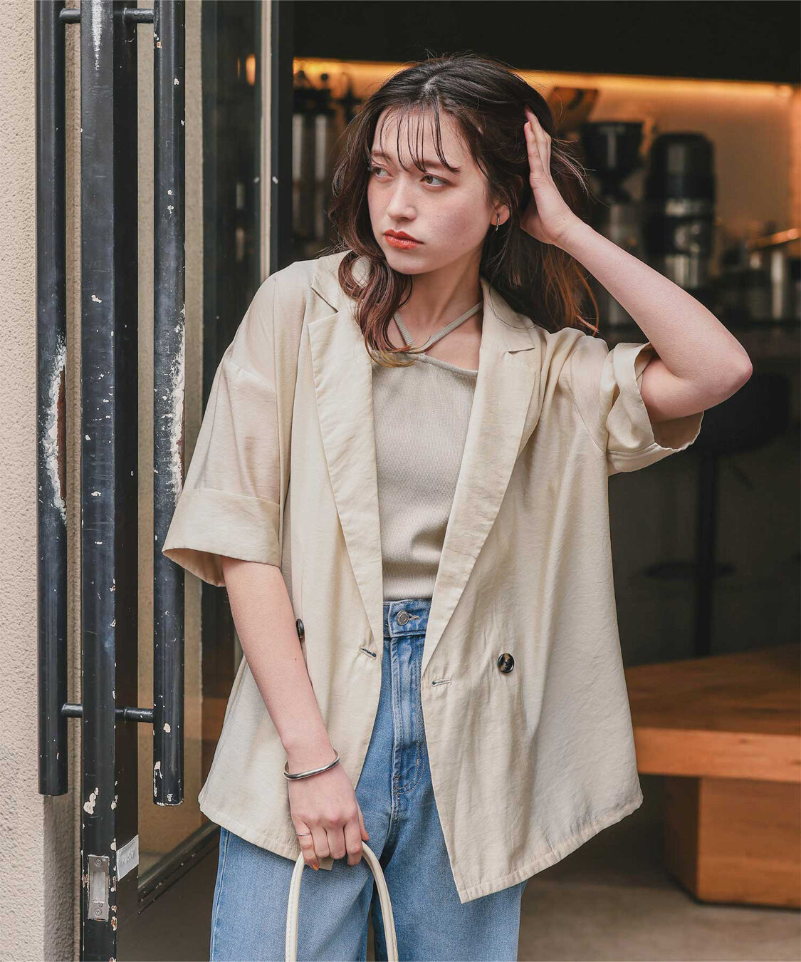 titivate「前後2wayデザインリブタンクトップ」|タンクトップ|