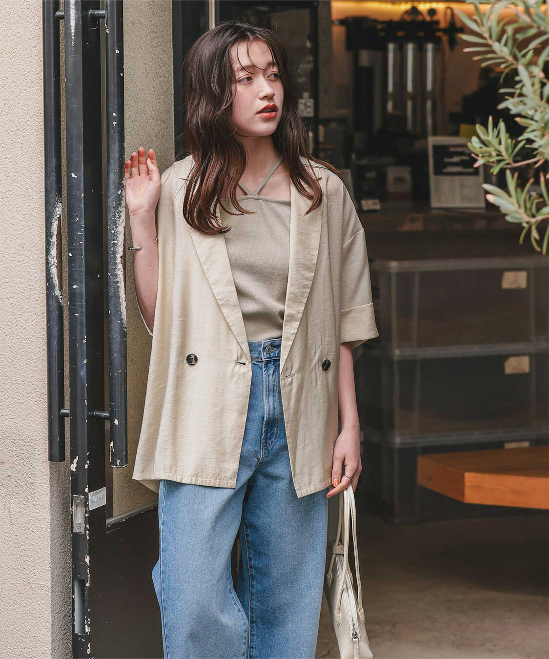 titivate「前後2wayデザインリブタンクトップ」|タンクトップ|