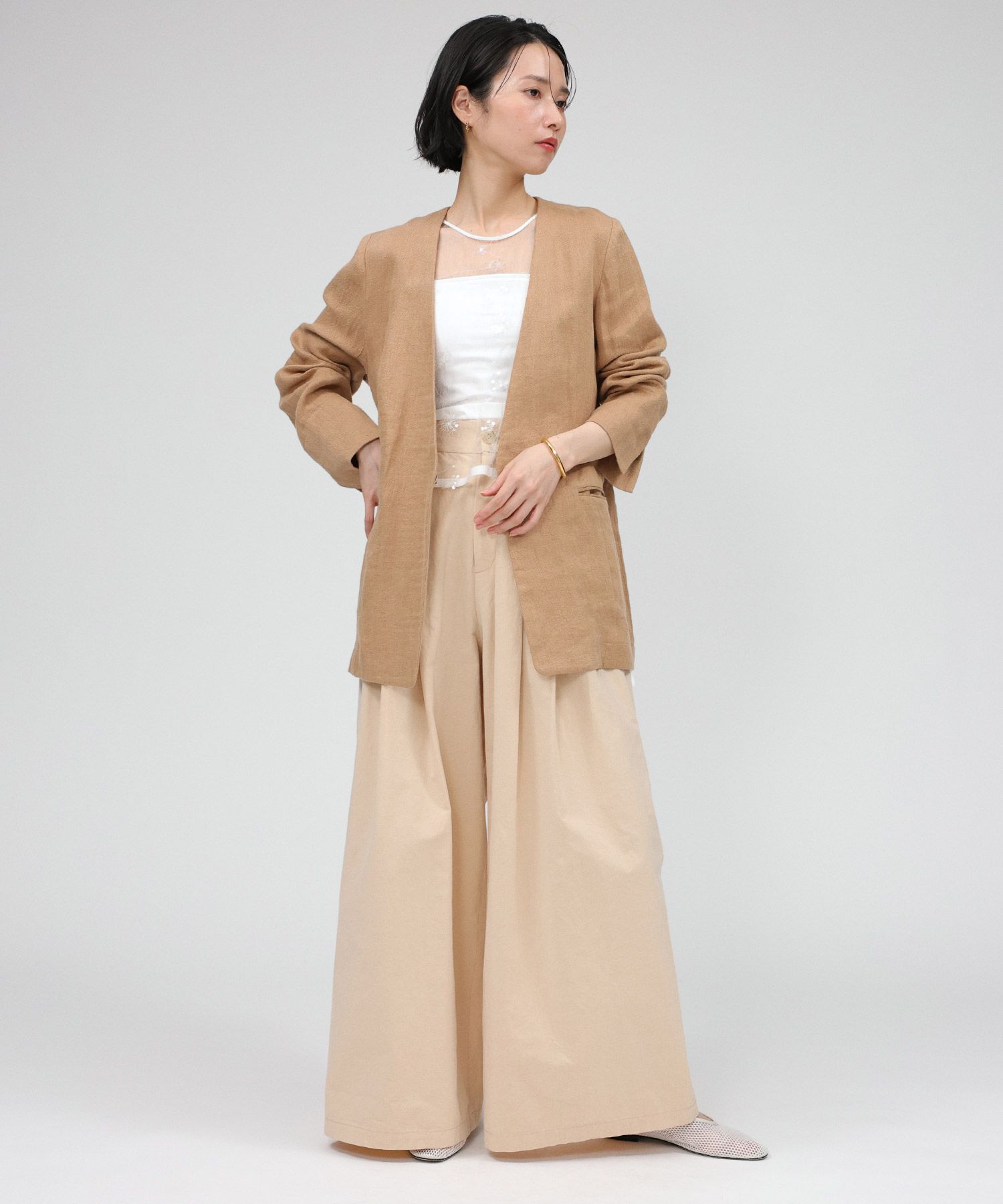 BABYLONE「ウェザータックワイドパンツ」|その他|