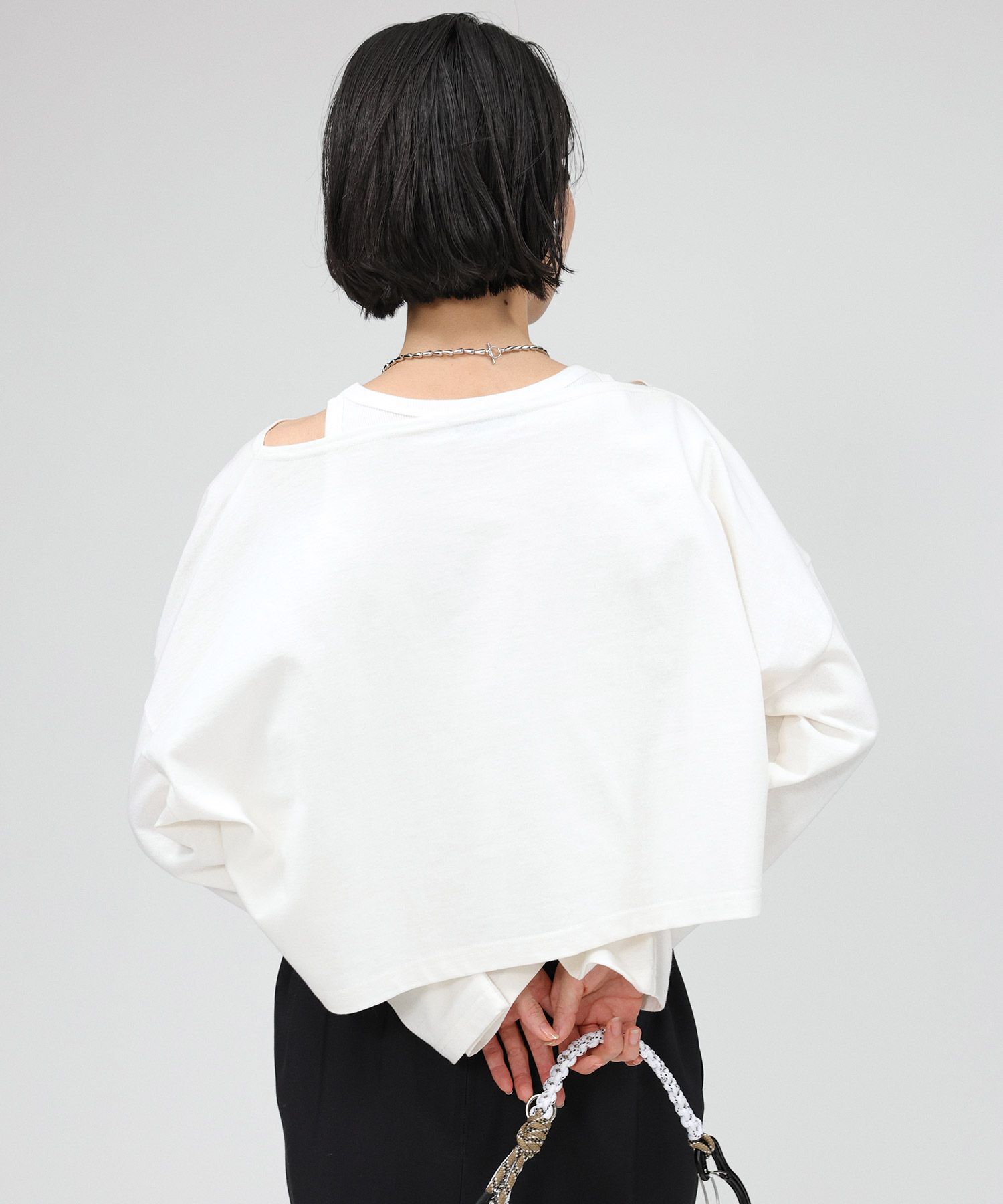 BABYLONE「ﾜｲﾄﾞｼｮｰﾄT/ﾀﾝｸｾｯﾄ」|Tシャツ・カットソー|