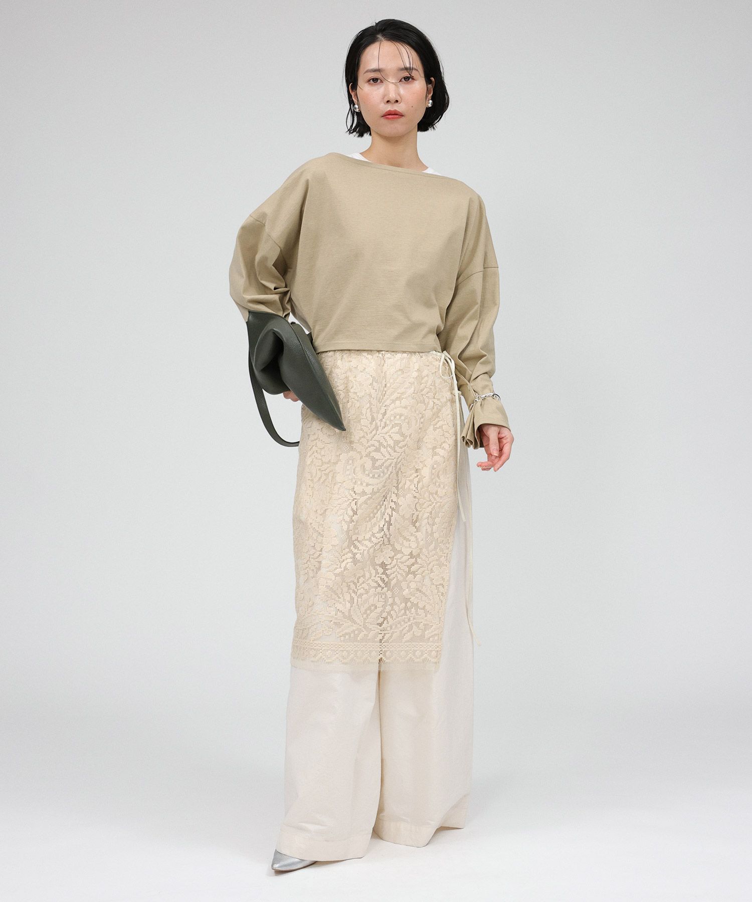 BABYLONE「ﾜｲﾄﾞｼｮｰﾄT/ﾀﾝｸｾｯﾄ」|Tシャツ・カットソー|