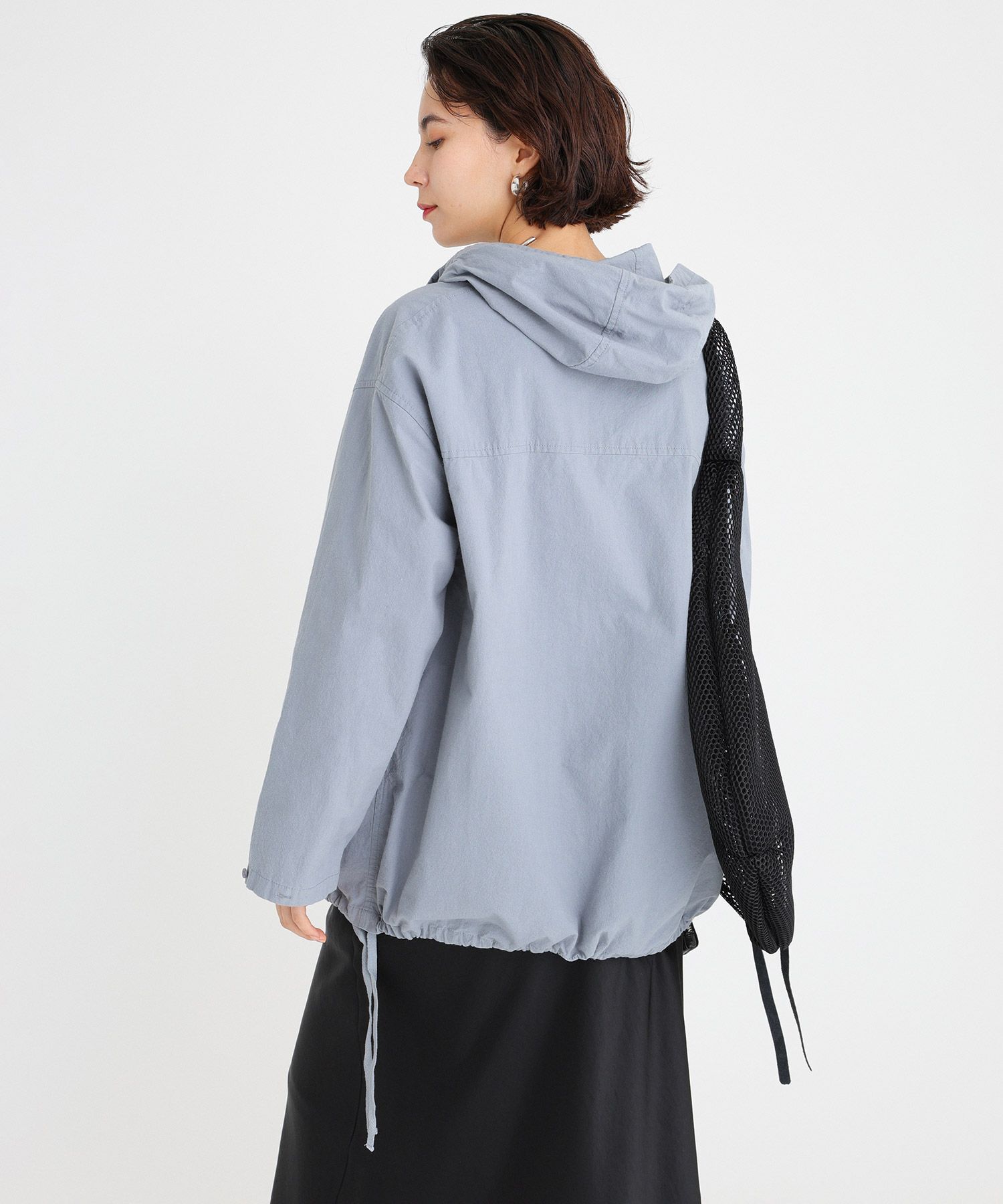 BABYLONE「フード付きシャツプルオーバー」|シャツ・ブラウス|