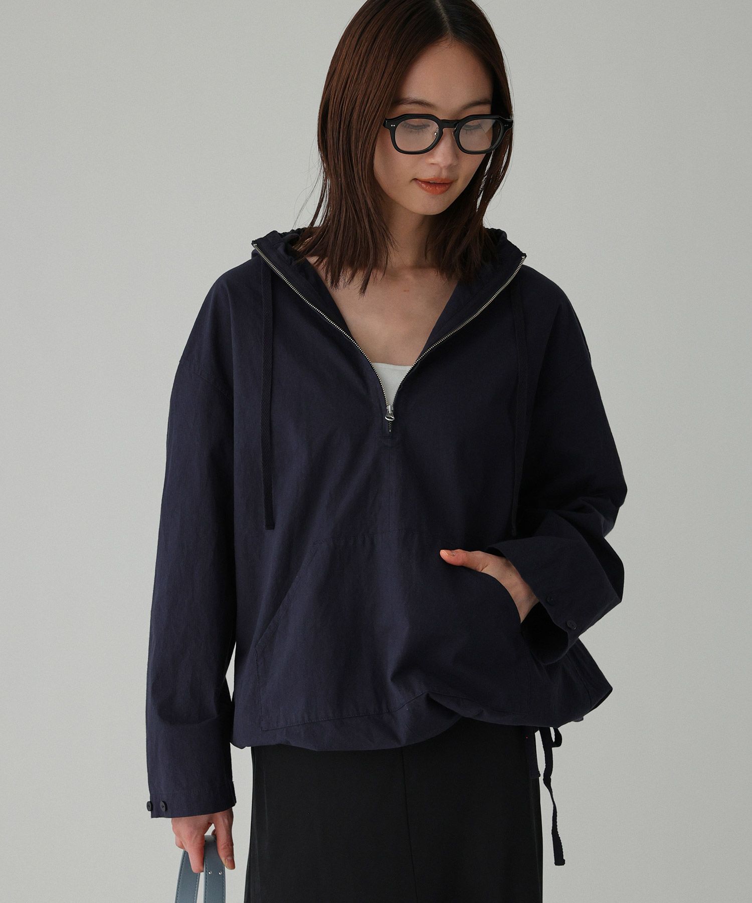 BABYLONE「フード付きシャツプルオーバー」|シャツ・ブラウス|ﾈｲﾋﾞｰ