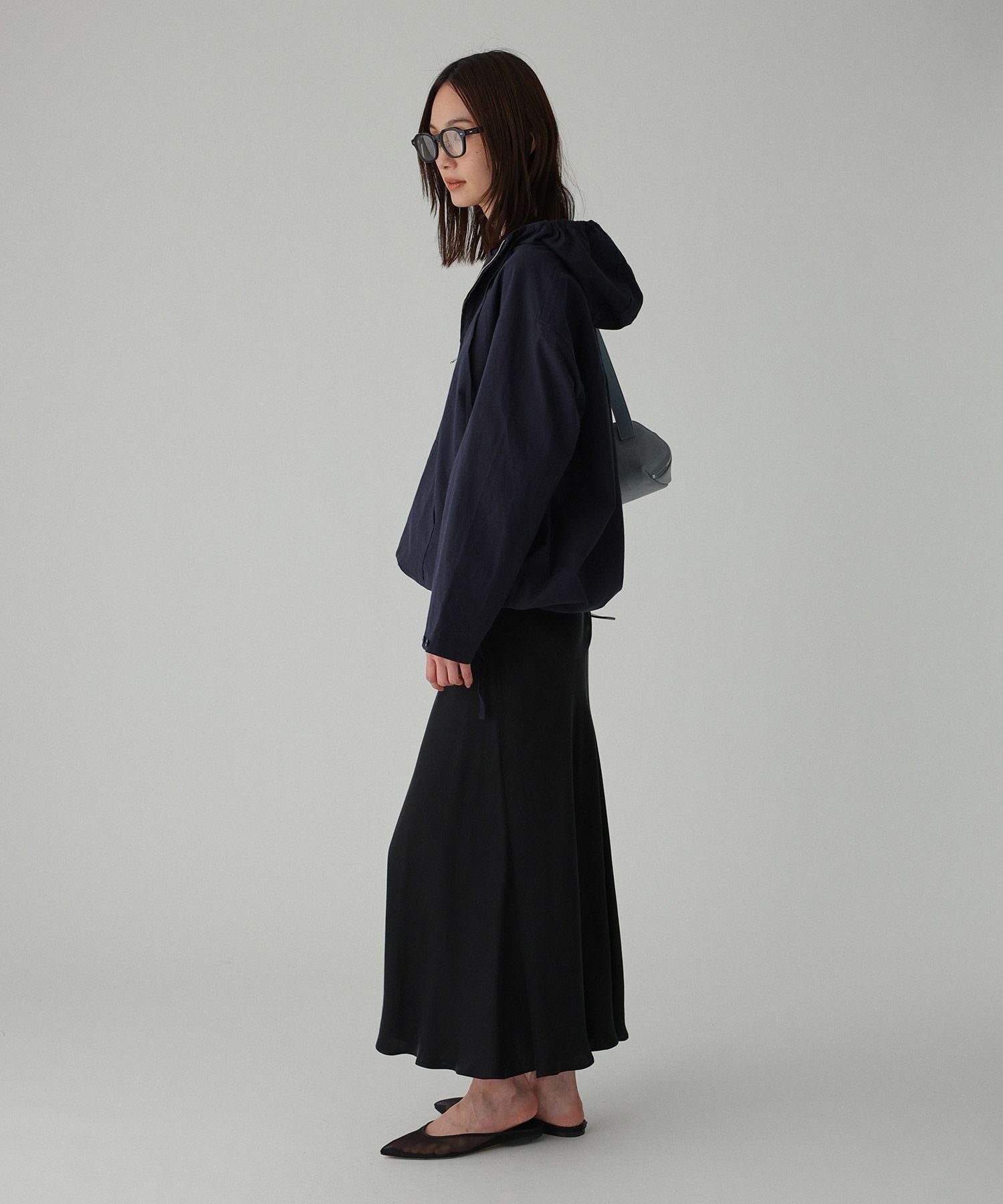 BABYLONE「フード付きシャツプルオーバー」|シャツ・ブラウス|