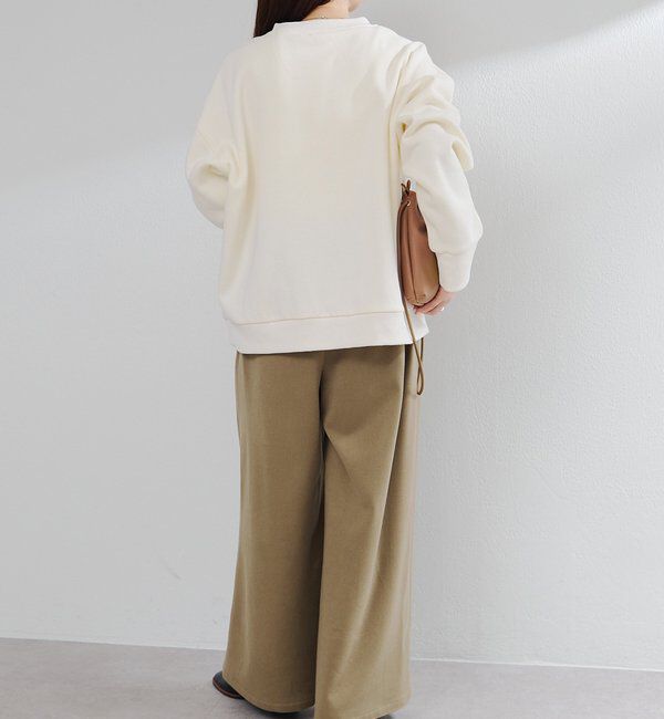  「ストレッチ起毛タックスラックスパンツ」|その他|