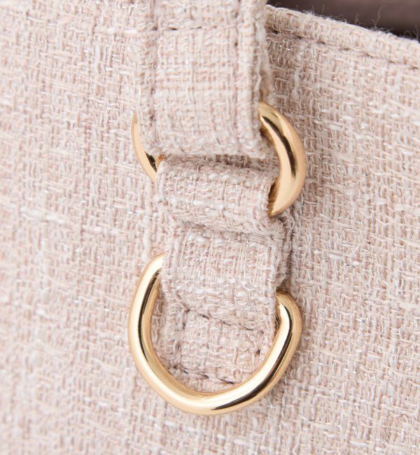  「【LouLoumei】スカーフ付きツイードキャリーオントート／自立可能／推し活」|ショルダー・メッセンジャー|