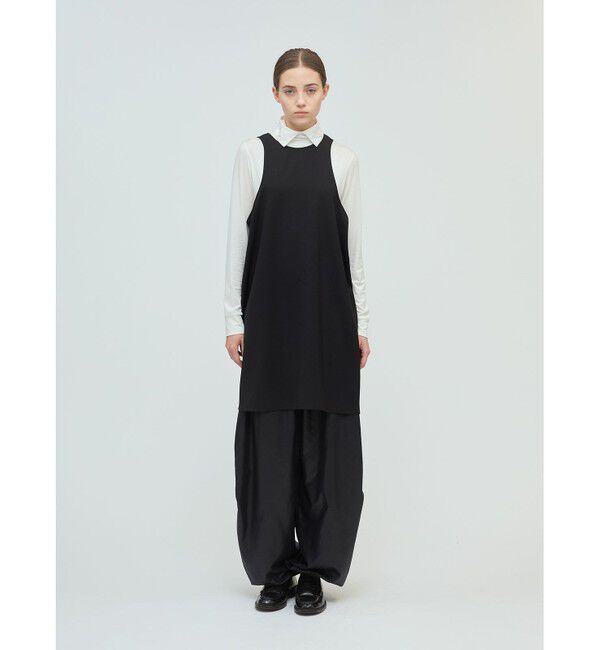 mizuiro ind「mizuiro ind クルーネックチュニックワンピース」|ワンピース|