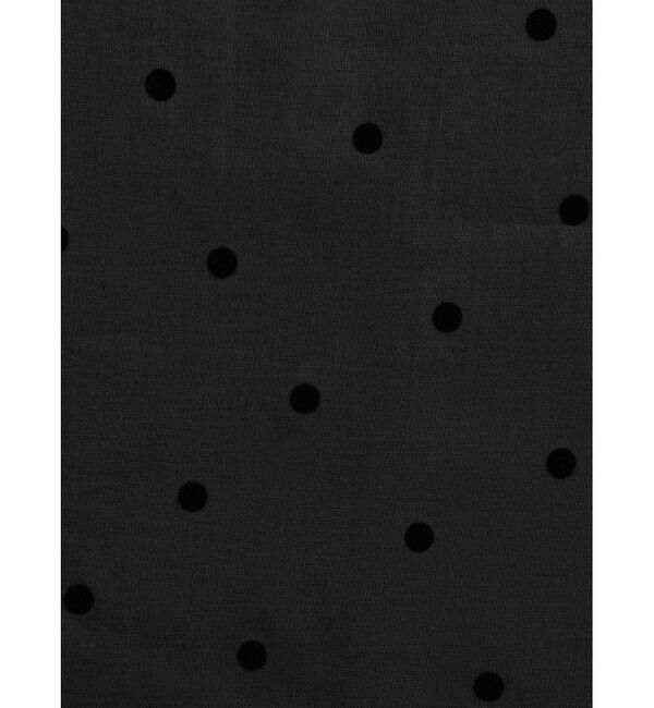 mizuiro ind「mizuiro ind フロッキードットプリントシャツ」|シャツ・ブラウス|