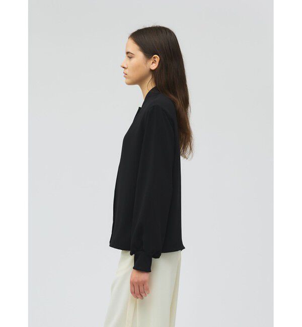 mizuiro ind「mizuiro ind ブルゾンライクシャツ」|シャツ・ブラウス|