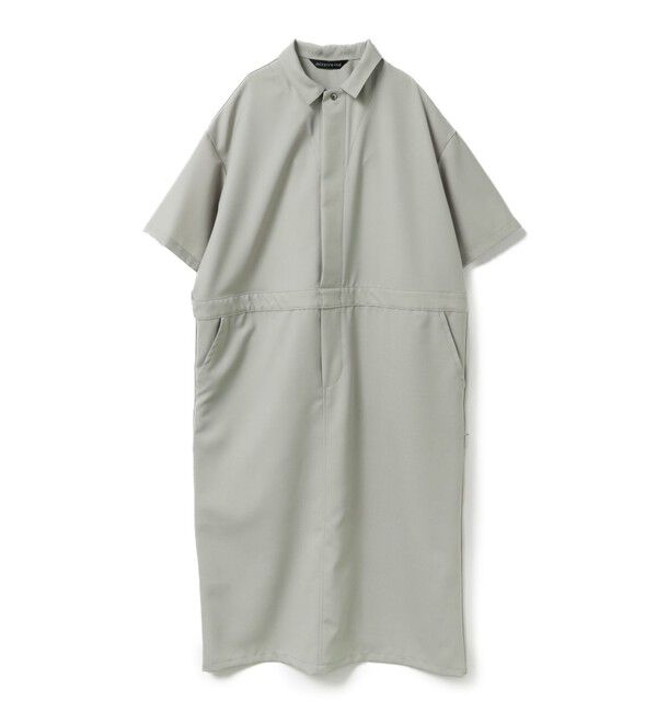 mizuiro ind「mizuiro ind ペインターライクワンピース」|ワンピース|ライトグレー