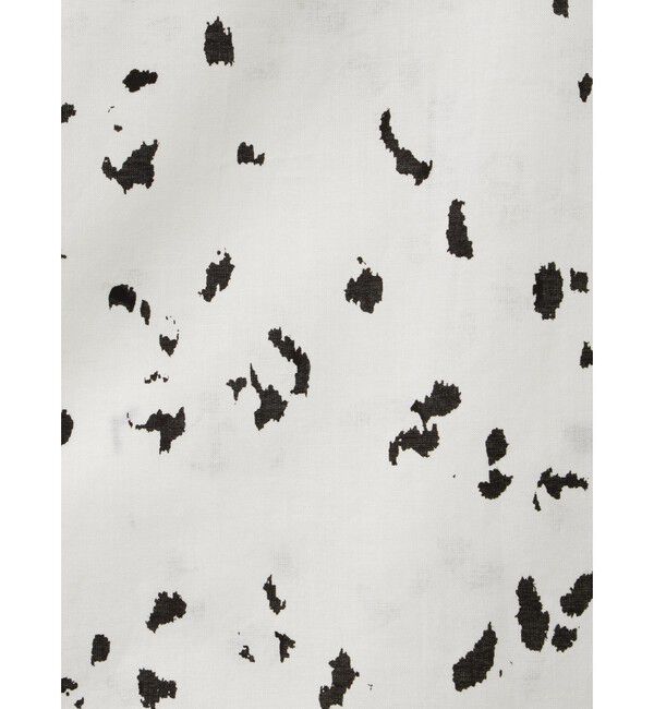 mizuiro ind「mizuiro ind プリントスタンドカラーコクーンシャツ」|シャツ・ブラウス|