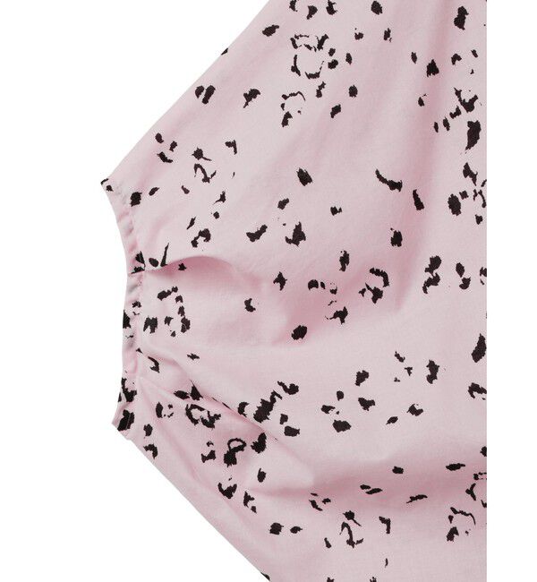 mizuiro ind「mizuiro ind プリントスタンドカラーコクーンシャツ」|シャツ・ブラウス|