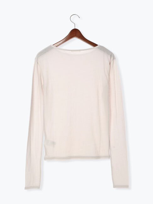 Te chichi「ロングスリーブシアープルオーバー」|Tシャツ・カットソー|