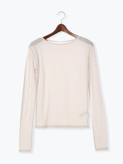 Te chichi「ロングスリーブシアープルオーバー」|Tシャツ・カットソー|