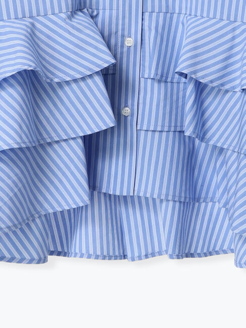 Te chichi「フリルクロップトハーフスリーブシャツ」|シャツ・ブラウス|