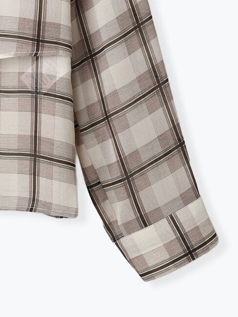 Te chichi「ウエストリボンシアーチェックブラウス」|シャツ・ブラウス|