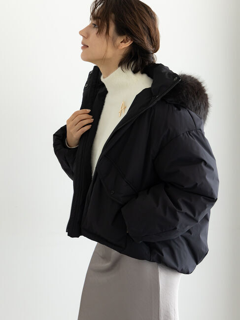 Te chichi「【宮本茉由着用】フードショートダウンジャケット」|その他|