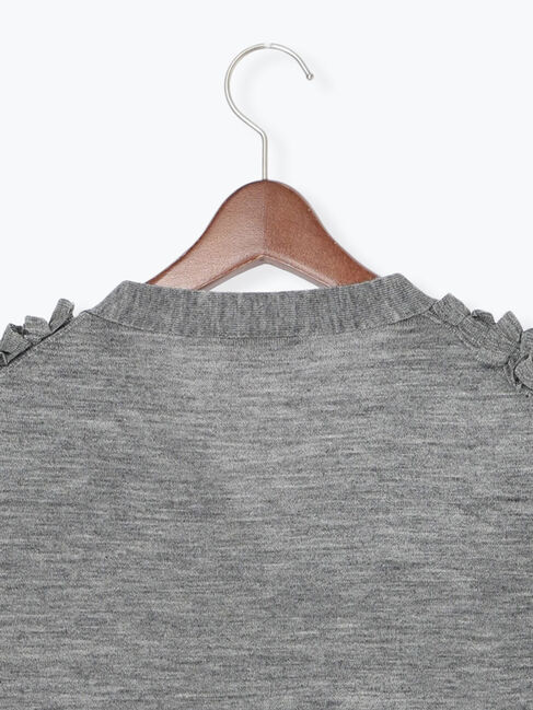 Te chichi「フリルVネックカーディガン」|カーディガン|