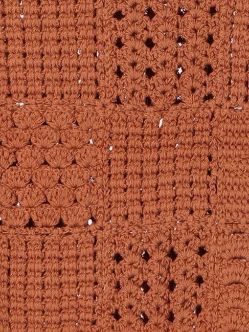 Samansa Mos2 Lagom「クロシェ風ニットベスト」|ダウンベスト・ベスト|