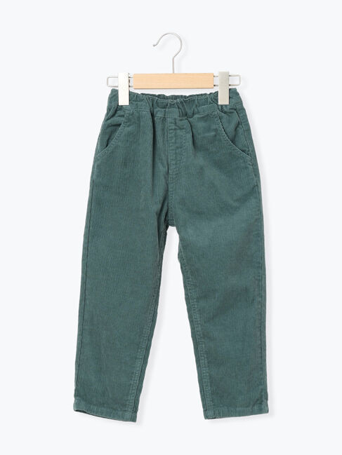 Samansa Mos2 Lagom「コーデュロイテーパードパンツ」|その他|グリーン