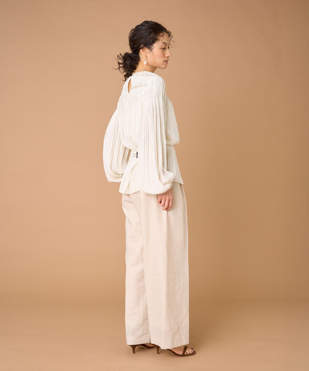 la veille by SUPERIOR CLOSET「プリーツブラウス　」|シャツ・ブラウス|