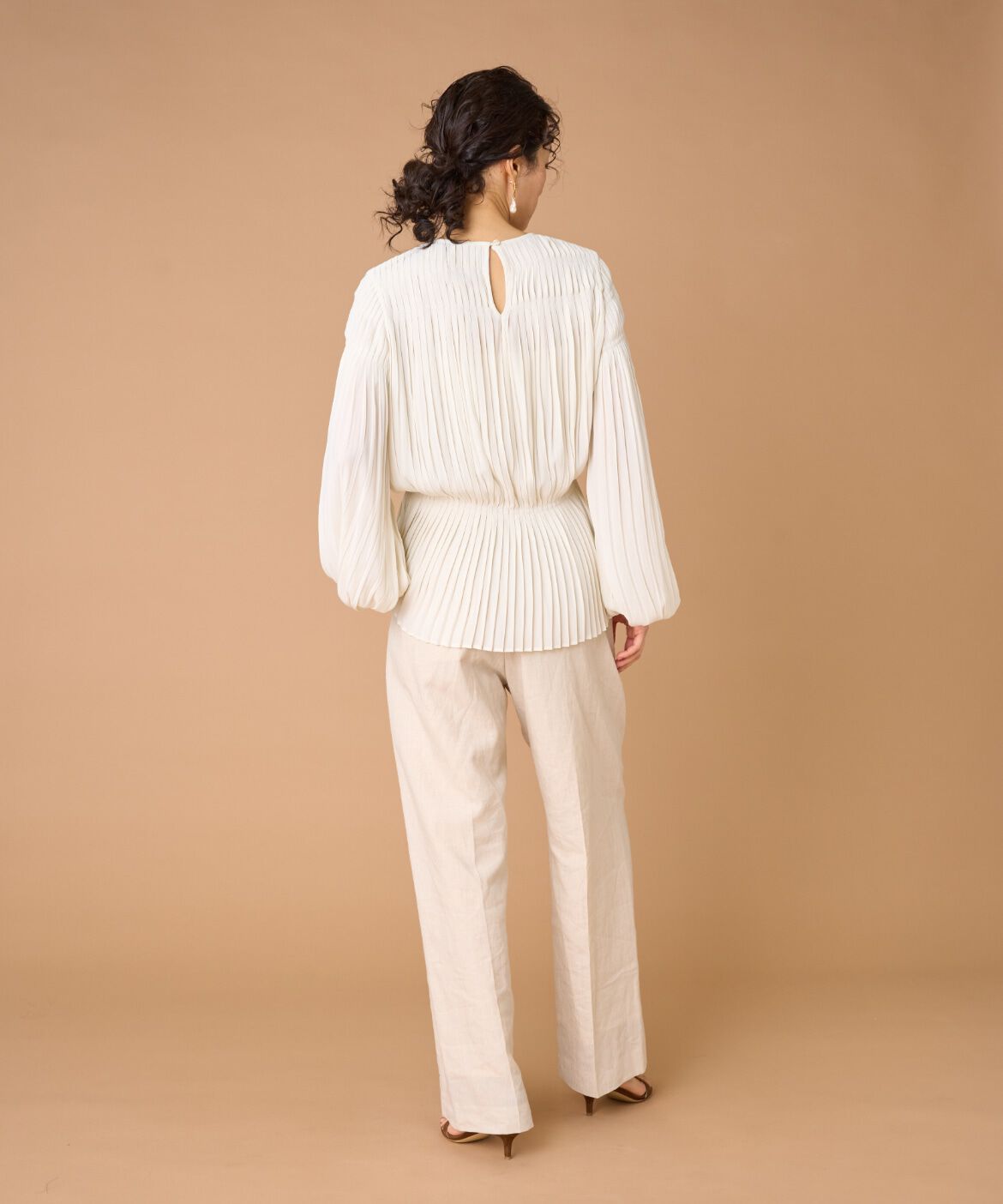 la veille by SUPERIOR CLOSET「プリーツブラウス　」|シャツ・ブラウス|