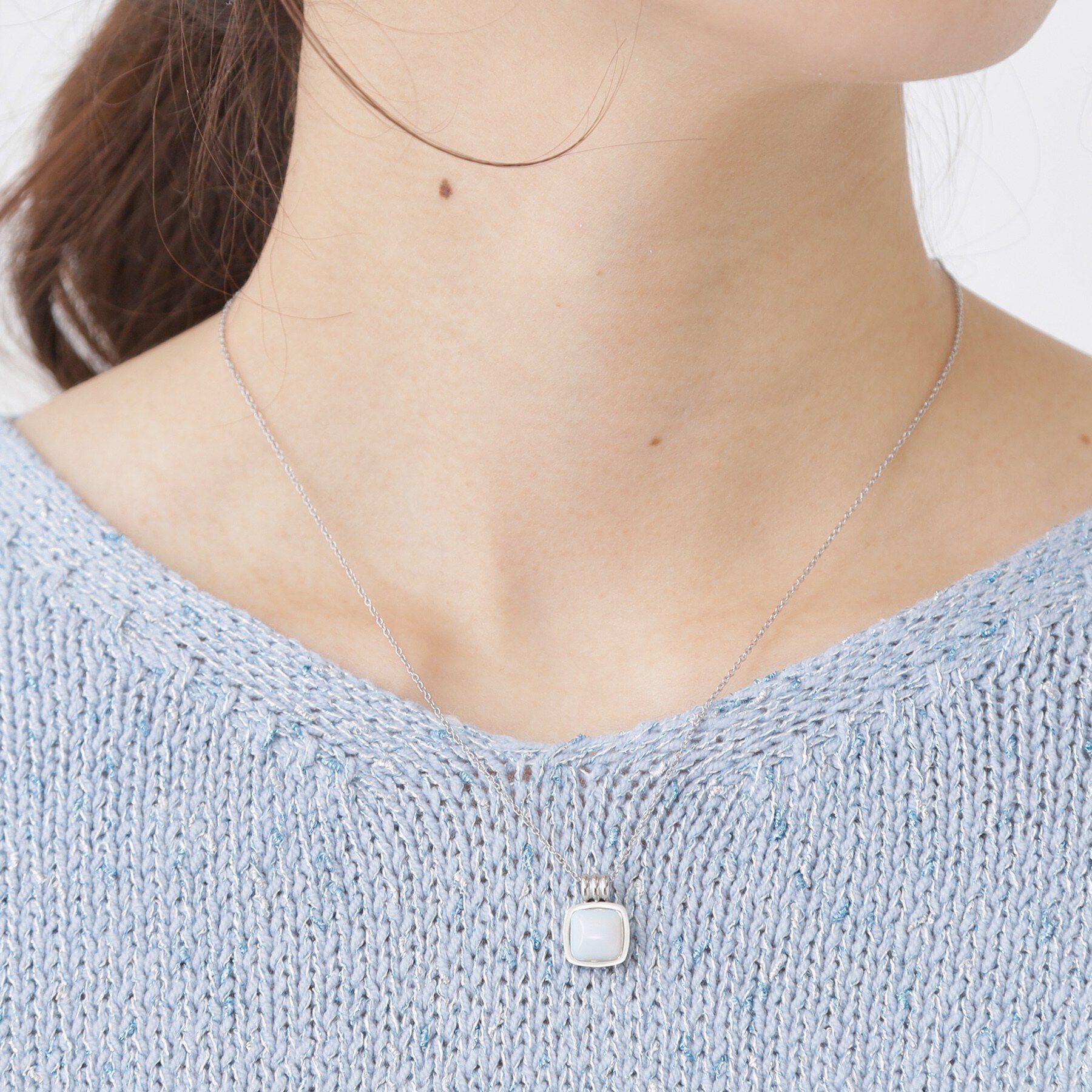 COUP DE CHANCE「ディオパール調ビーズ／ステンレス素材」|ネックレス|