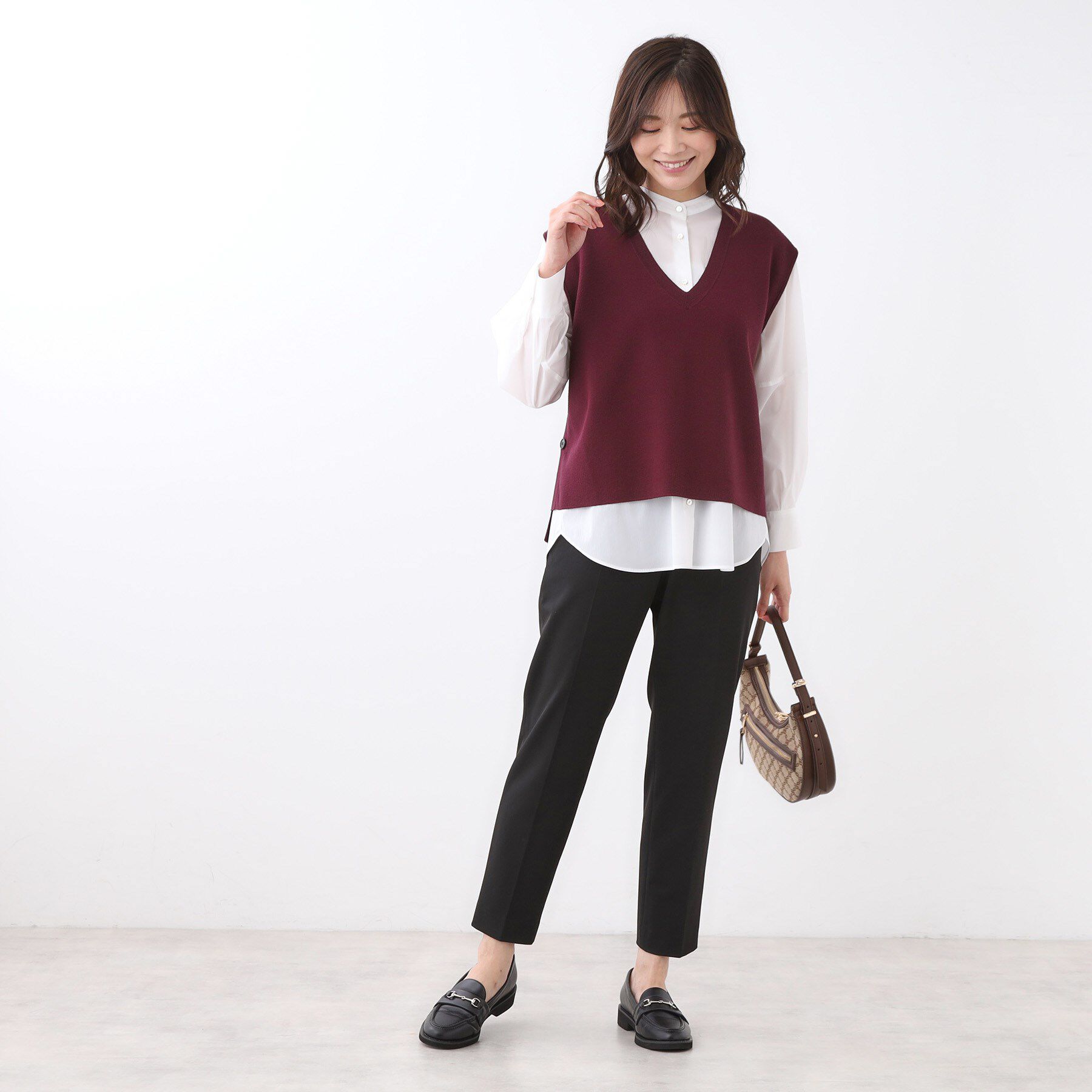 Reflect「【高身長さんに嬉しい長め丈追加！／私のパンツ／すっきり見え◎】テーパードパンツ」|その他|