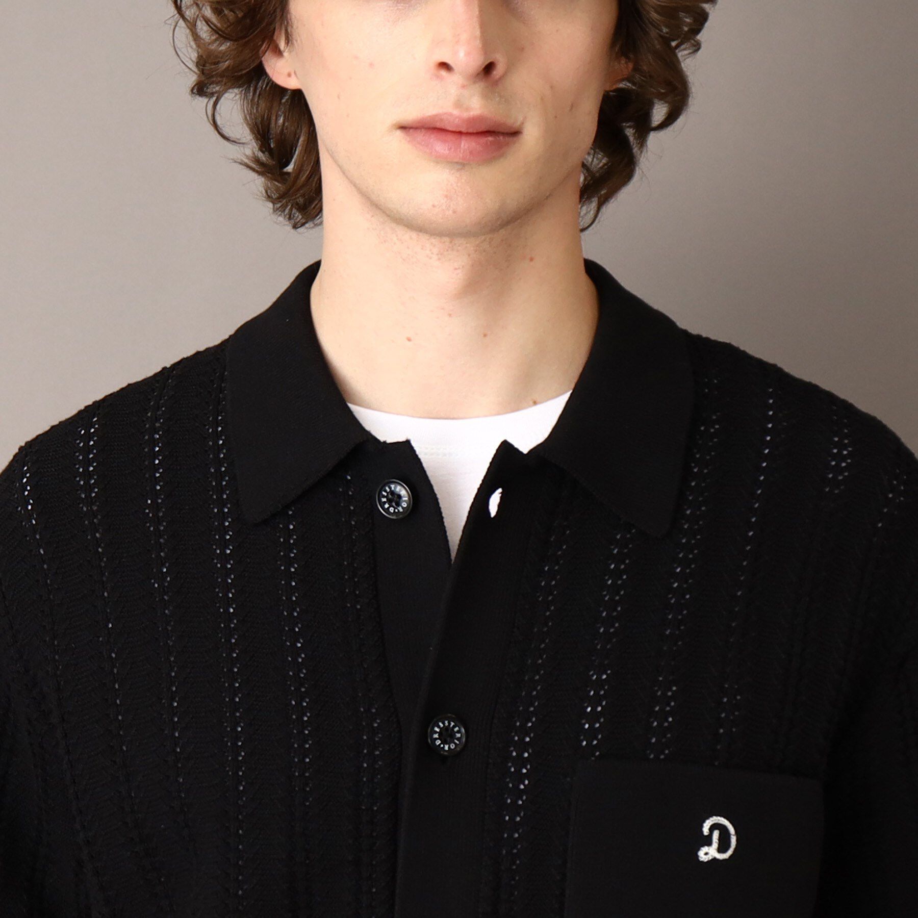 DRESSTERIOR「◆【Safari5月号掲載】オーガニックコットン キューバニットシャツ」|ニット・セーター|