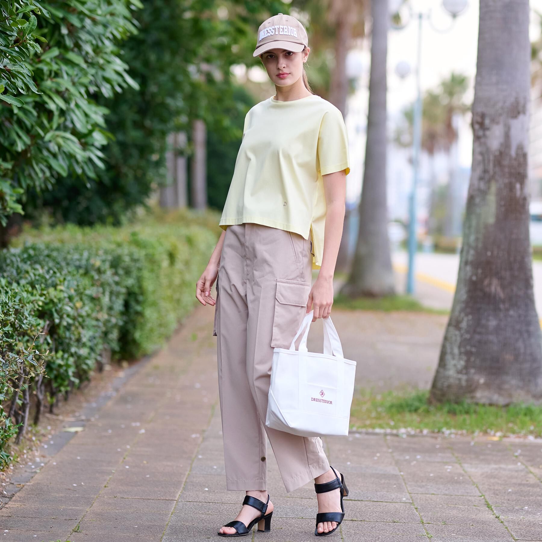 DRESSTERIOR「【接触冷感/抗菌防臭/消臭】アイスクリアコットンドルマンT」|Tシャツ・カットソー|