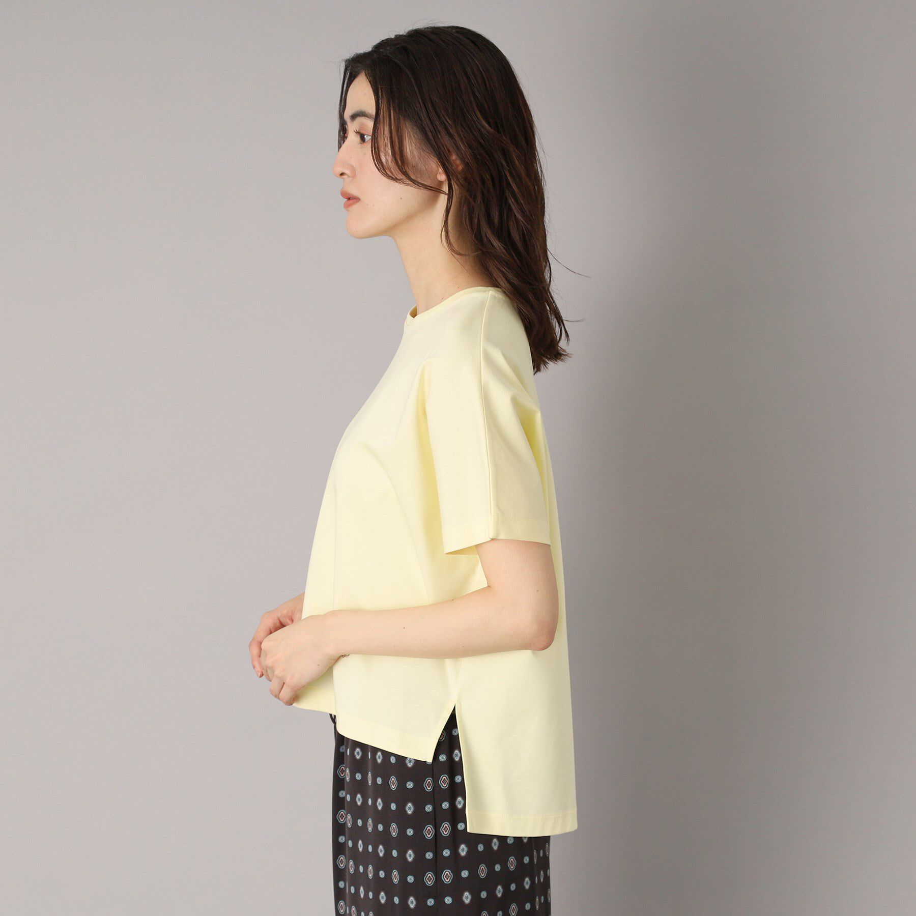 DRESSTERIOR「【接触冷感/抗菌防臭/消臭】アイスクリアコットンドルマンT」|Tシャツ・カットソー|