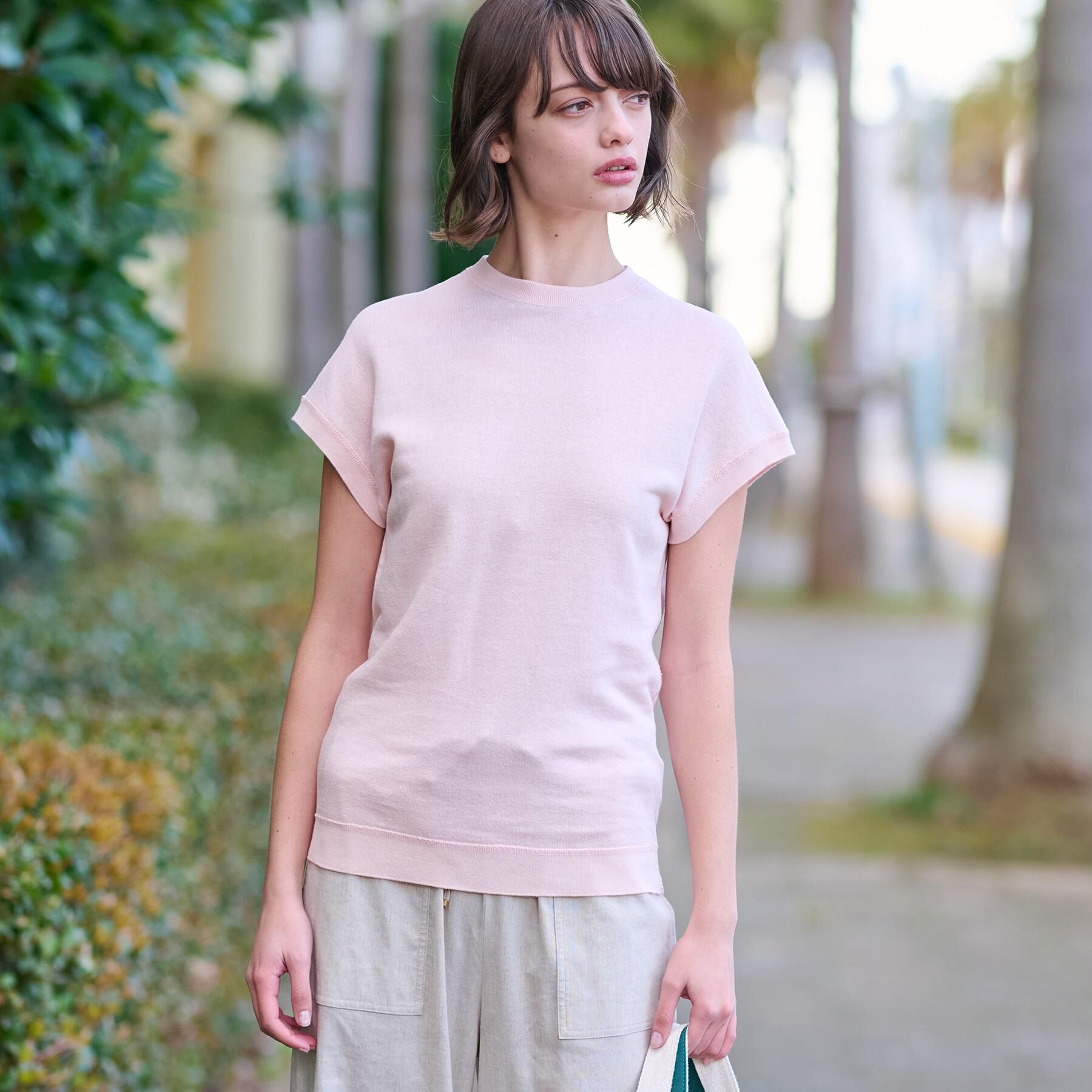 DRESSTERIOR「【毎年人気！／洗える】リネン裏毛フレンチプルオーバー」|Tシャツ・カットソー|