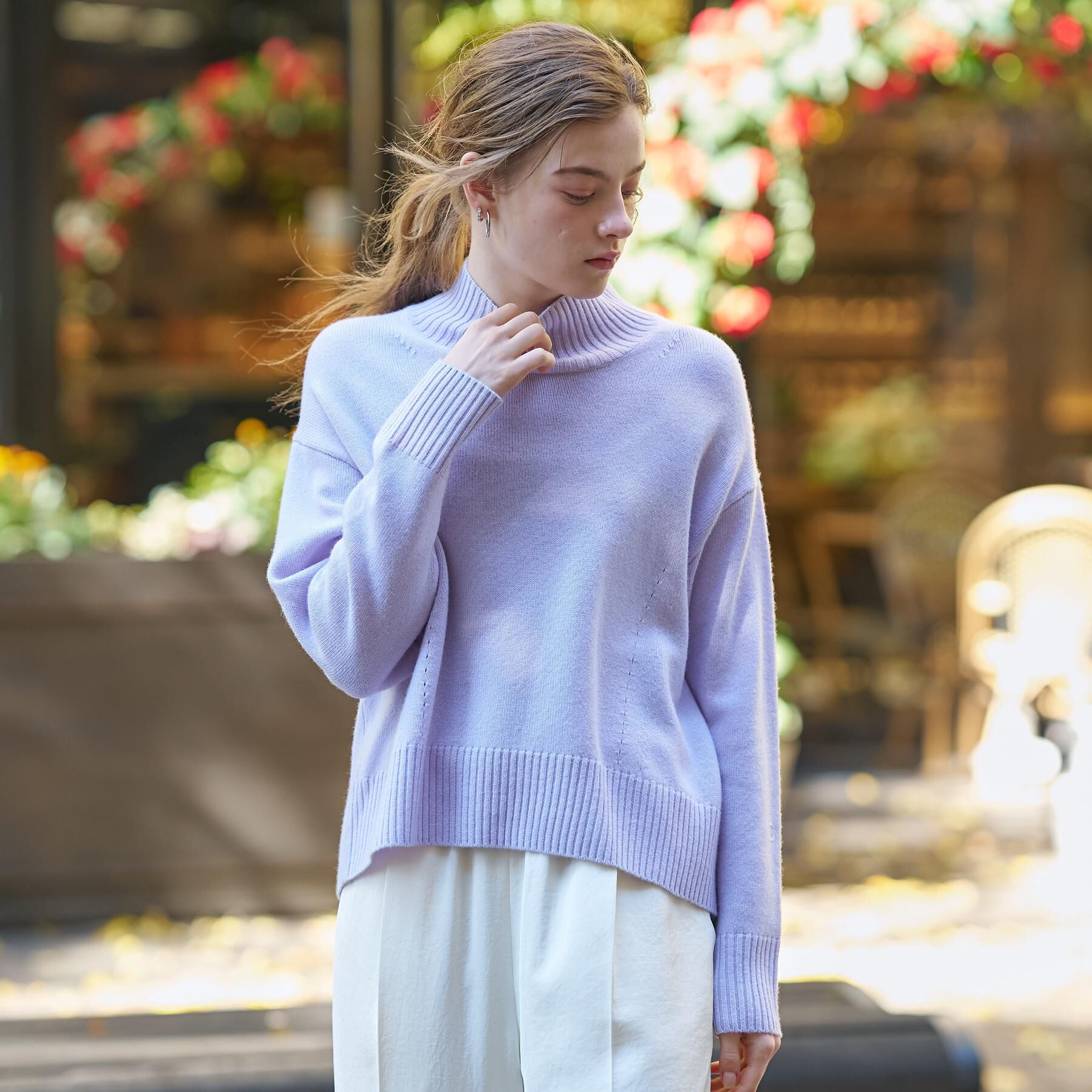 DRESSTERIOR「ミドルゲージハイネックプルオーバー」|ニット・セーター|