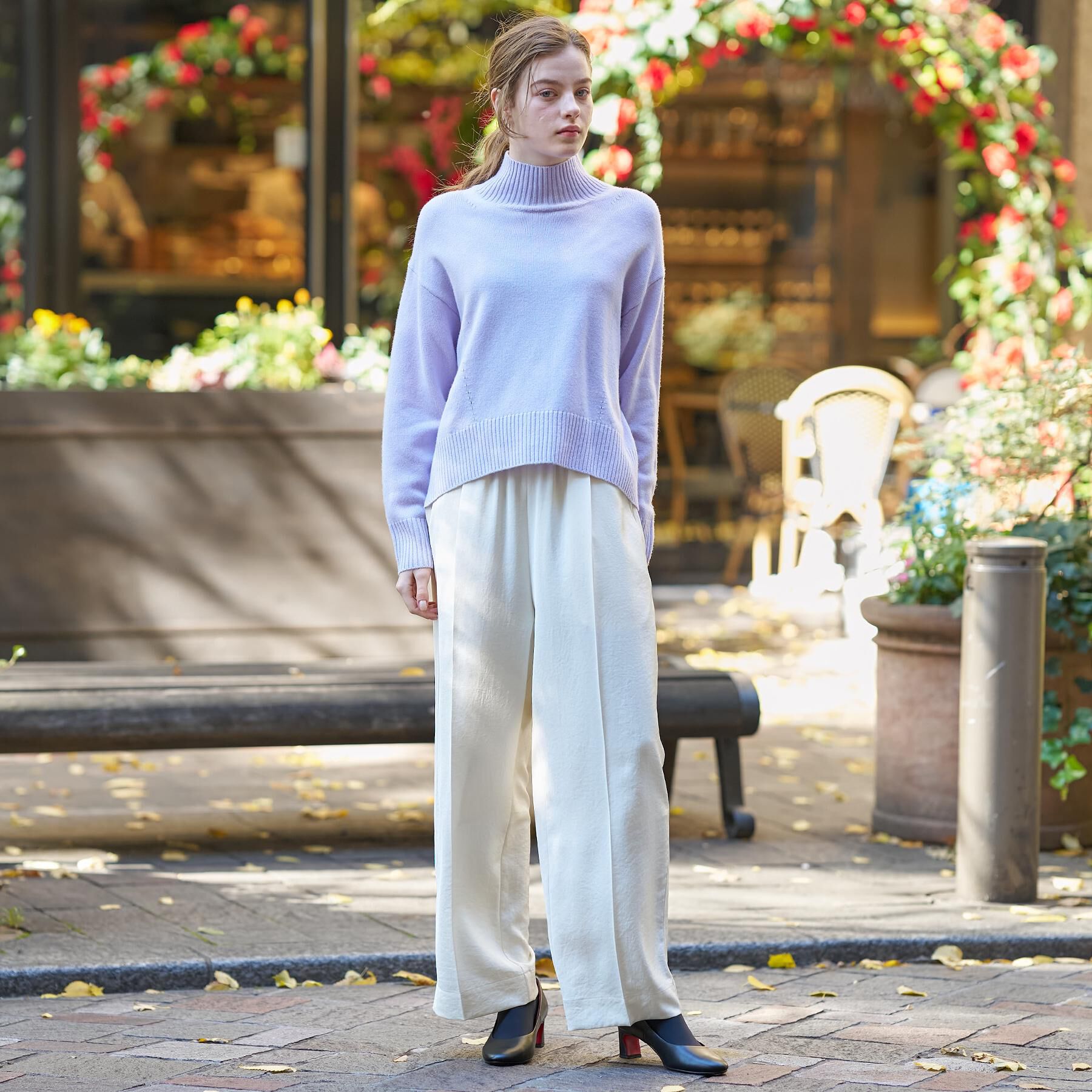 DRESSTERIOR「ミドルゲージハイネックプルオーバー」|ニット・セーター|