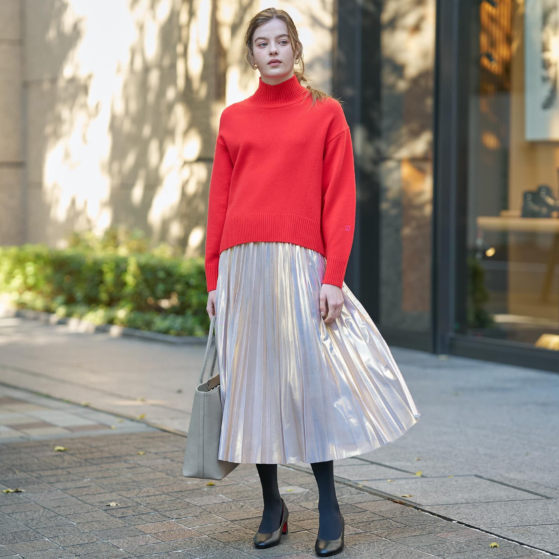 DRESSTERIOR「ミドルゲージハイネックプルオーバー」|ニット・セーター|