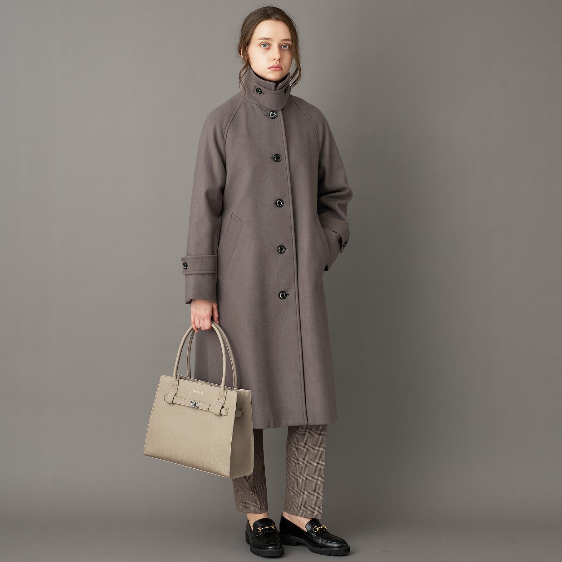 DRESSTERIOR「Super110sウールステンカラーコート」|ステンカラーコート|