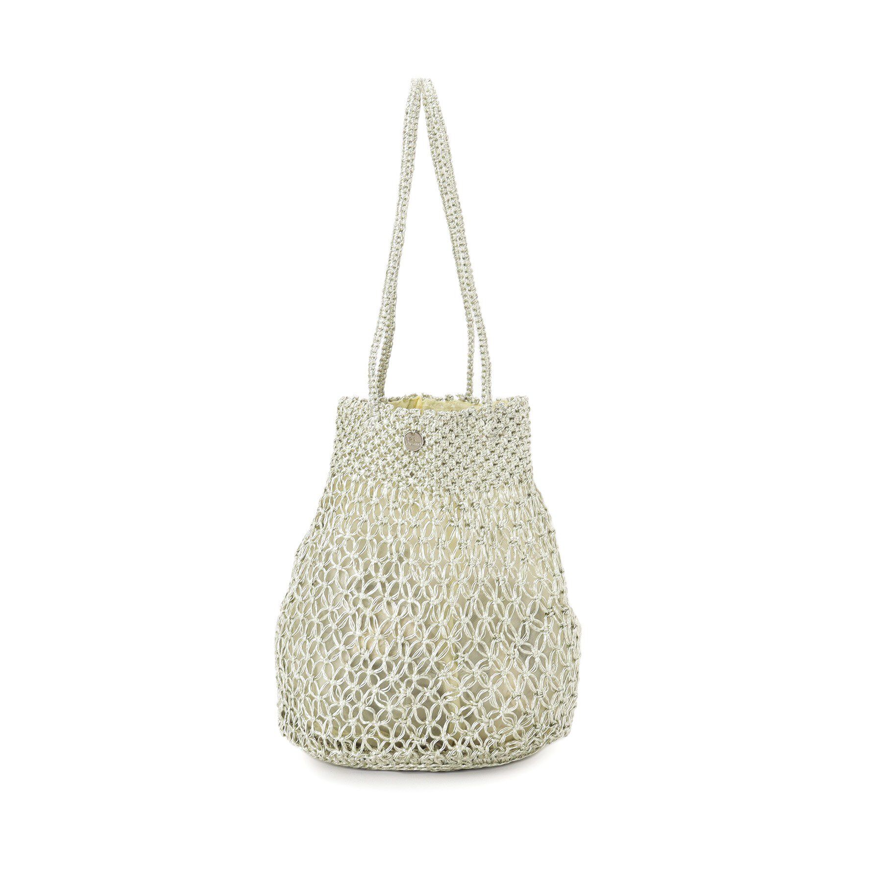 DRESSTERIOR「ne Quittez pas（ヌキテパ）METALLIC MACRAME TOTE」|トートバッグ|