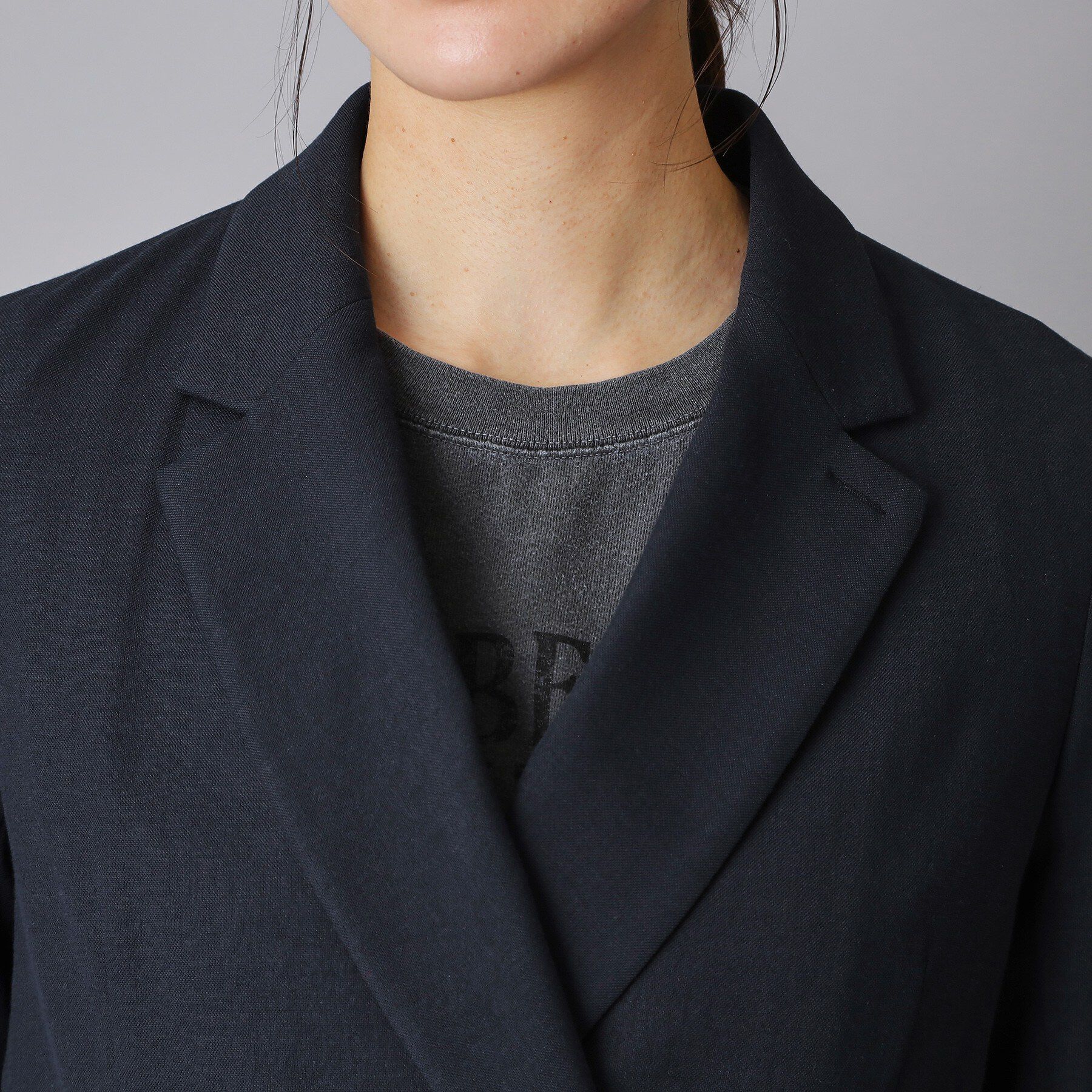 DRESSTERIOR「リネンブレンドオックスダブルジャケット」|テーラードジャケット|