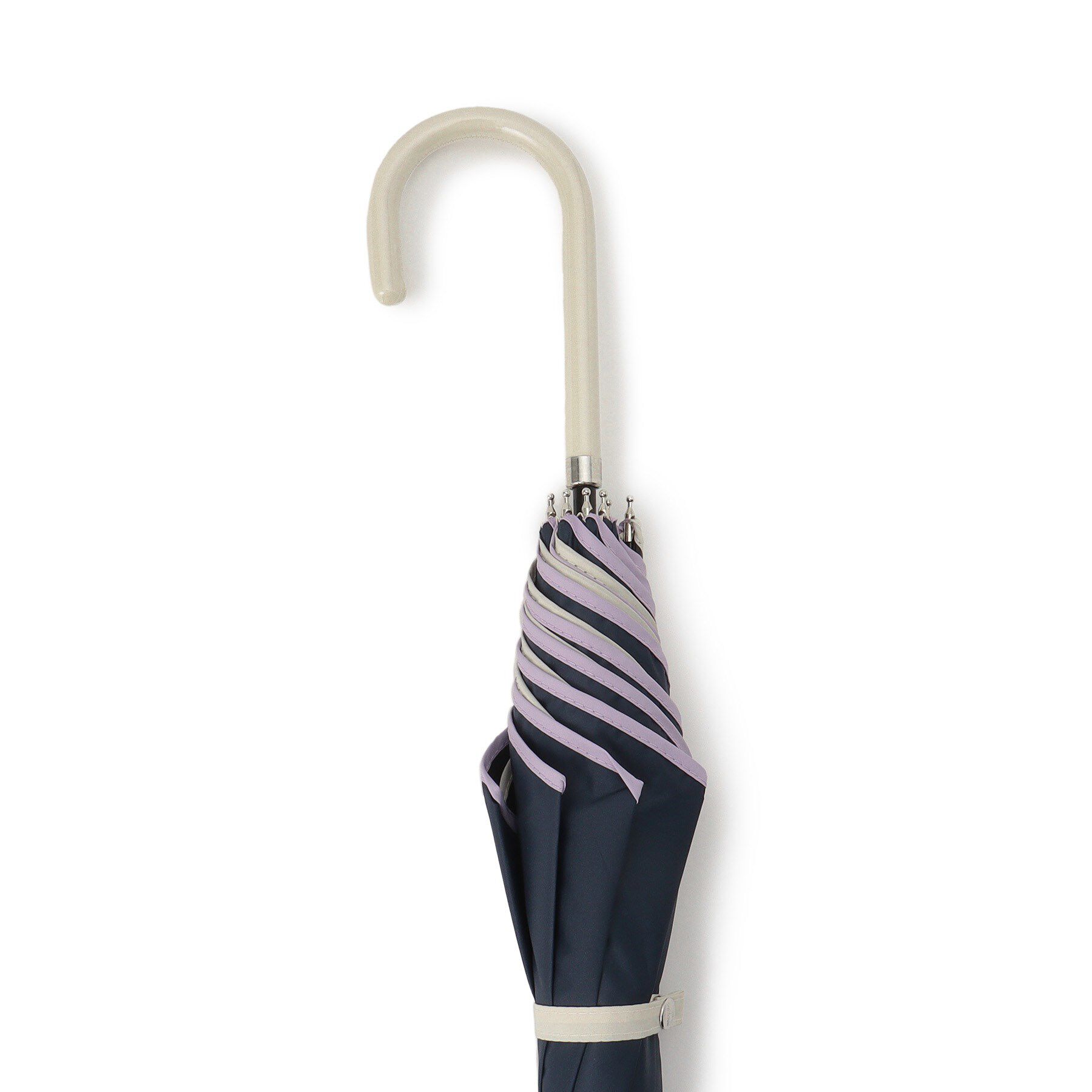 grove「because 遮光バイカラーパイピングパラソル長傘」|傘|