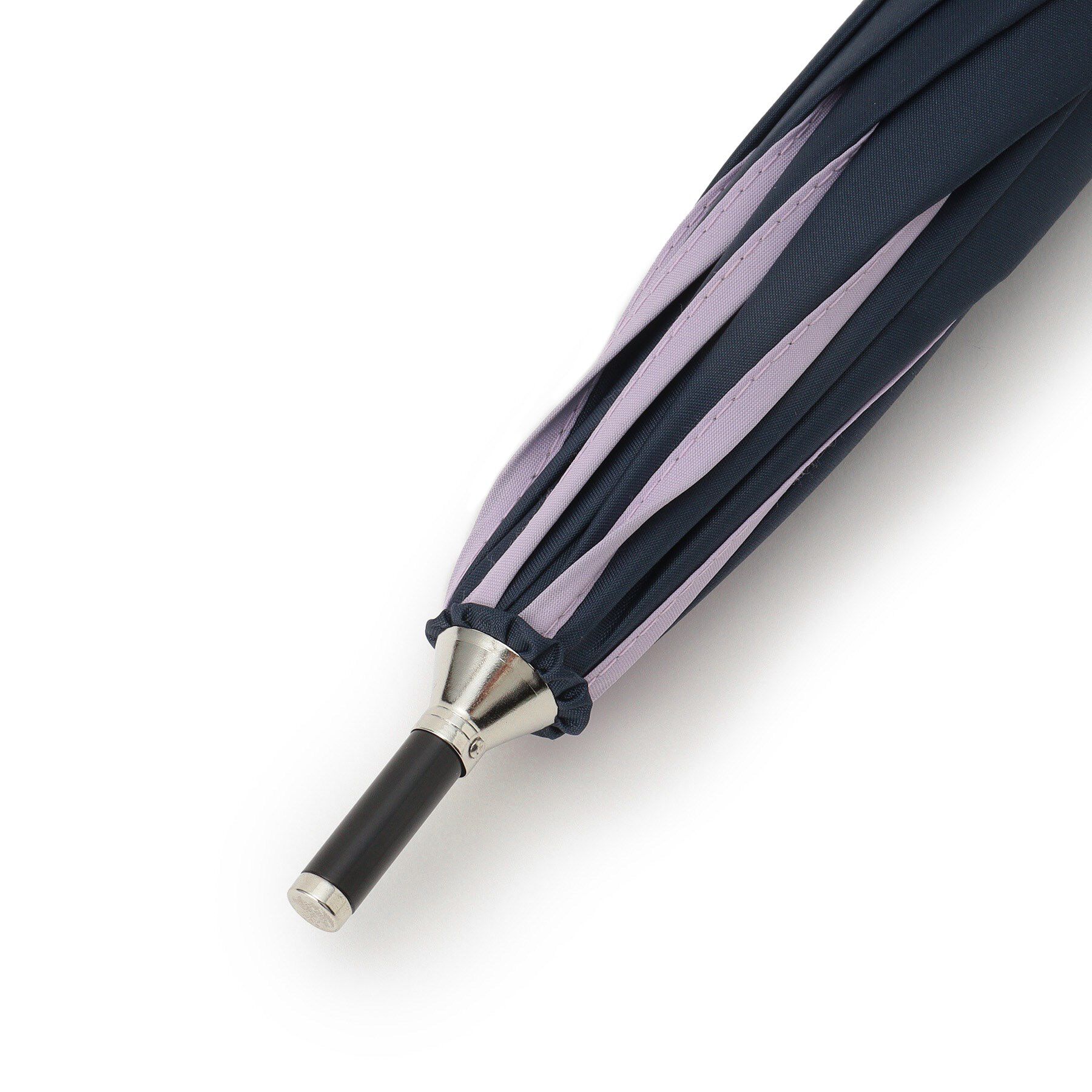 grove「because 遮光バイカラーパイピングパラソル長傘」|傘|