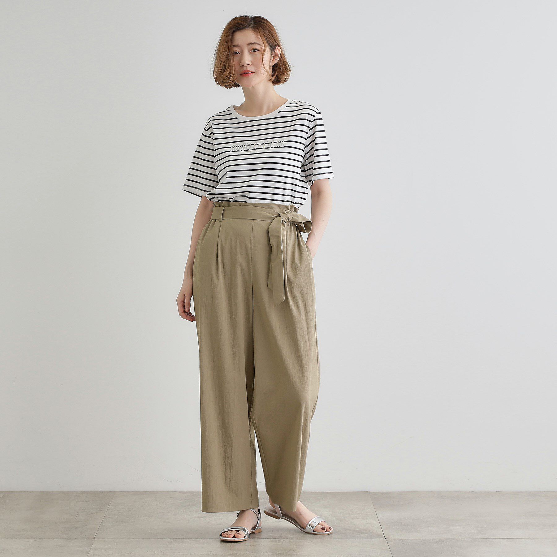 grove「【晴れの日も雨の日も】撥水イージーワイドパンツ」|その他|