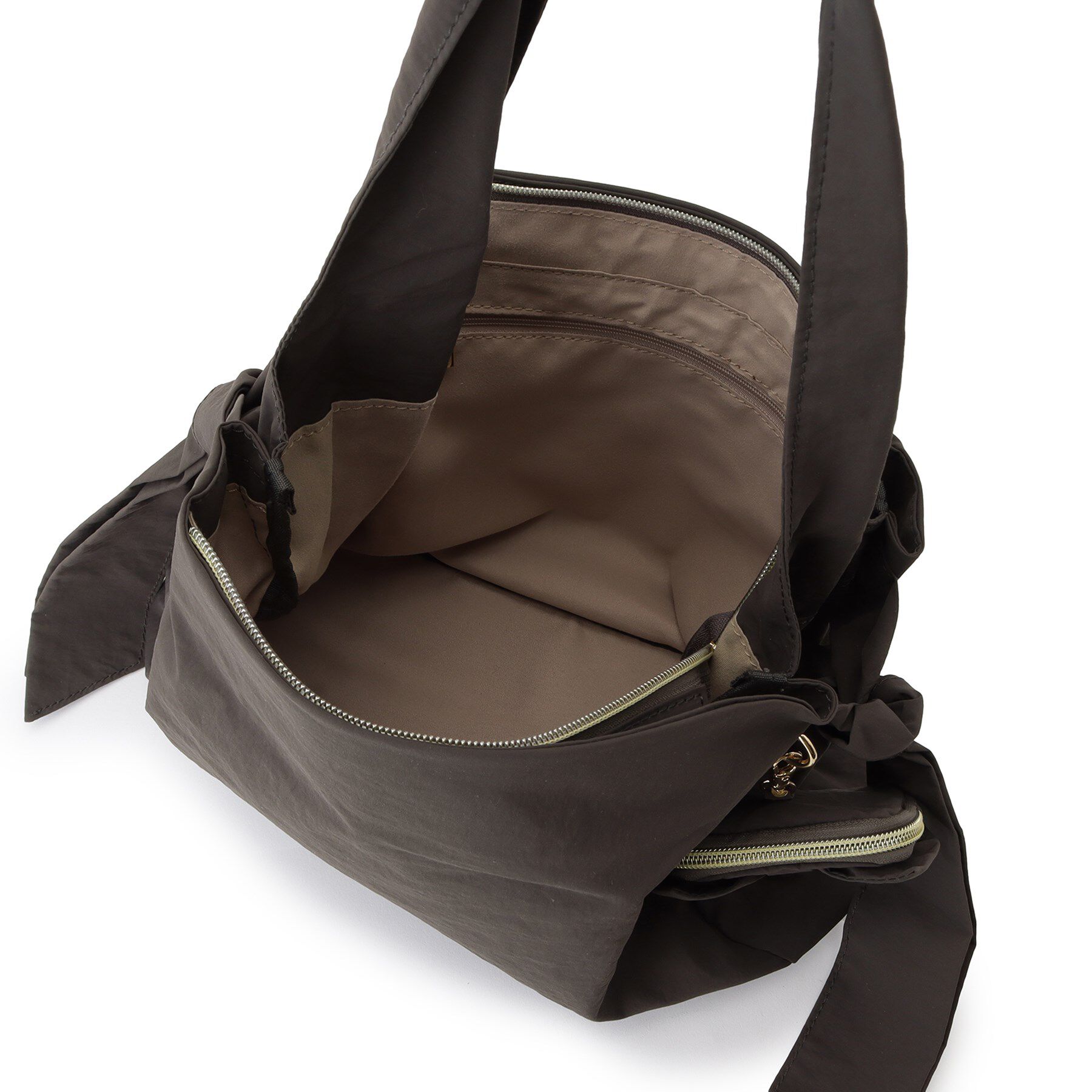 grove「【撥水】リボンチャームサイドノットショルダー」|ショルダー・メッセンジャー|