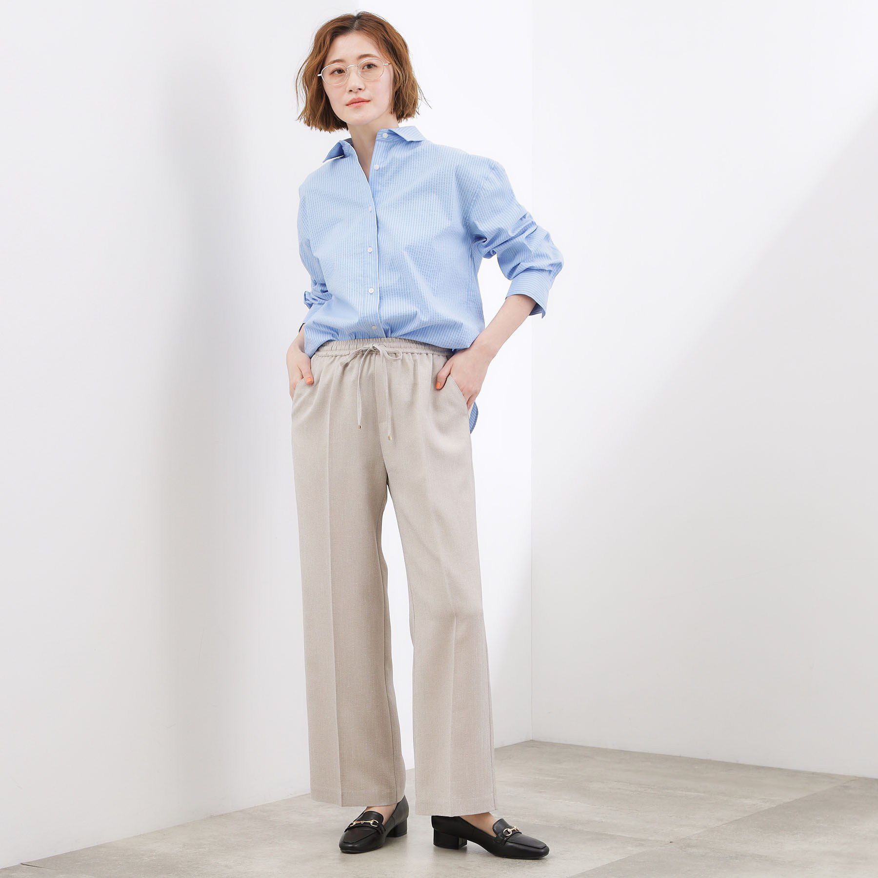 grove「一度着たら手放せない、驚きの伸びを備えたコットンナイロンストレッチシャツ」|シャツ・ブラウス|