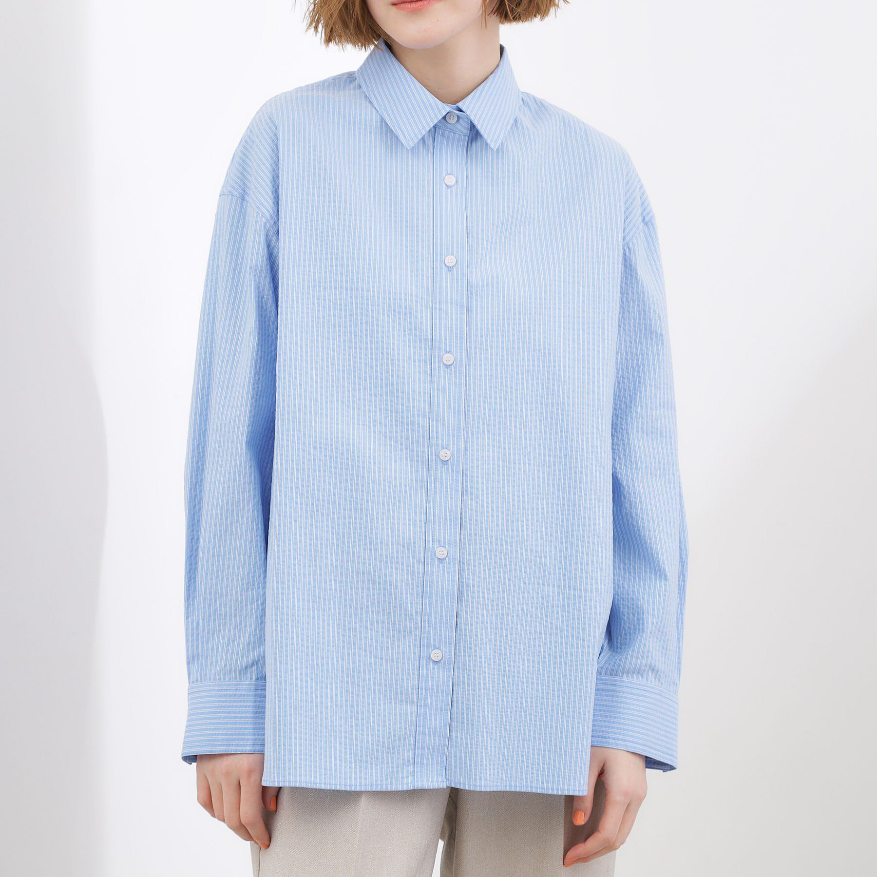 grove「一度着たら手放せない、驚きの伸びを備えたコットンナイロンストレッチシャツ」|シャツ・ブラウス|